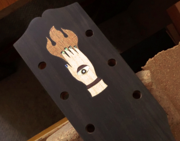 Hot Hand Guitar Headstock Inlay 2